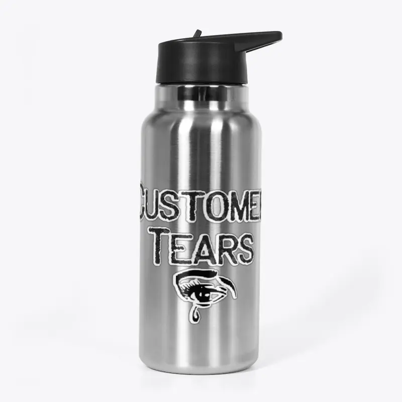 Customer Tears Water Bottle