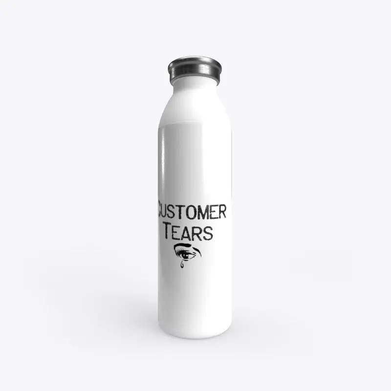 Customer Tears Water Bottle